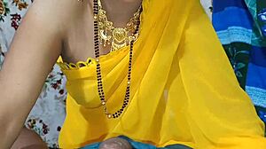 indian beautiful wife doggystyle fucked by husband dirty talk closeup