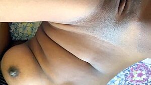 Hot Indian desi girl big ass small tits rides BBC wildly