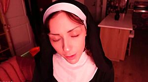 hey stepmom nun why'd you get pregnant from your stepson during that taboo halloween roleplay
