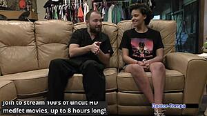 Dr. Tampa's Relaxed Gyno Exam Spreads Rebel Wyatt's Shaved Pussy