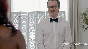 Ana Foxxx in Wedding Dress Gets Shaved Pussy Pounded by Robby Apples Interracially