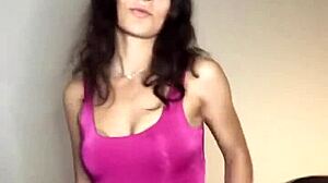 I'm fit teen Nadia Diamo modeling lingerie in heels!