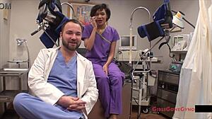 doc jackie banes gives patient a sexy nurse checkup 😈🏥