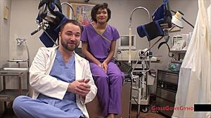 doc jackie banes gives patient a sexy nurse checkup 😈🏥