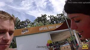 Hunter Picks Up Czech Teen 18+ on Beach for Hidden Cam Anal Fuck