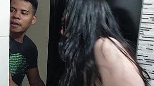 friends horny girlfriend bends over for my monster bbc deepthroat doggystyle quickie