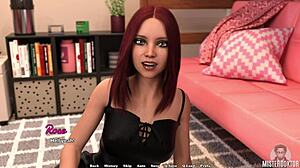 Horny milf roleplays big tits brunette babe