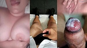 saw ex masturbate wet pussy jerked small cock nearby