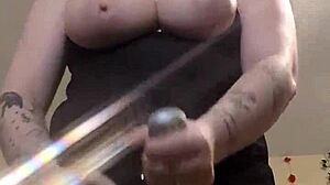 I stroke strap-on cumming with dirty tease talk