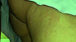 stranger gropes wet panties pussy on subway train till he cums inside moaning