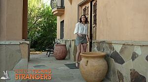 professor cassie del isla rides security guard's monster cock on desk doggystyle