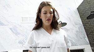 elizabeth skylar's shocked at giving stepson axel haze that taboo nuru massage full of big tits and ass rubs