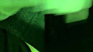 Blindfolded goth babe sensually licks and gags swallowing every drop of hot cum close up