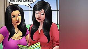 Savita bhabi's juicy tits and pussy beg for rough comic cocks