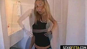 Swedish wife gets fucked hard by amateur homemade euro stud