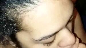 Sloppy Latina Deepthroats Thick Cock Wet Sucking