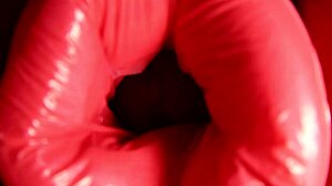 Dinosaur Pounds Cute Oiled Fuck Doll's Ass Deep!