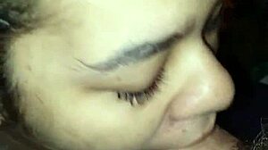 Sloppy Latina Deepthroats Thick Cock Wet Sucking