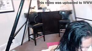 Maxine X Shoves Long Dildo Deep Into Her Wet Oriental Pussy Slit